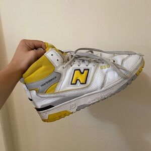 New Balance 650R Honeycomb BB650RCG White Yellow High Top Sneakers Men’s 11